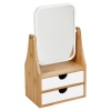 Wooden Make Up Mirror with 2 Storage Drawers [913323]