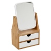 Wooden Make Up Mirror with 2 Storage Drawers [913323]