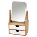Wooden Make Up Mirror with 2 Storage Drawers [913323]