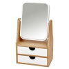 Wooden Make Up Mirror with 2 Storage Drawers [913323]