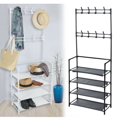 Coat Hanging & 4 Tier Shoe Rack Unit