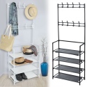 Coat Hanging & 4 Tier Shoe Rack Unit