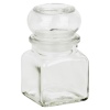 4 Glass Storage Spice Jars with Lids - Sleeve Pack
