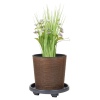 Black Flowerpot Plant Trolley