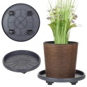 Black Flowerpot Plant Trolley