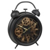 Alarm Design Wall Clock with Moving Cogs