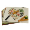 Veg, Heart  Glass Chopping Board (215116)