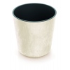 TUBUS LOW Washed Up Look Round Flower Pot With Insert