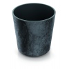 TUBUS LOW Washed Up Look Round Flower Pot With Insert