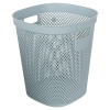 12.5L Plastic Rattan Effect Dustbin [431743]