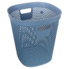 12.5L Plastic Rattan Effect Dustbin [431743]