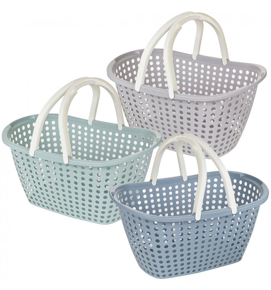 Compact Laundry Basket with Handles