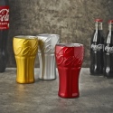 3x Coca Cola Glasses Red+Gold+Silver [1096647]