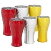 3x Coca Cola Glasses Red+Gold+Silver [1096647]