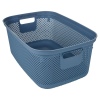 30L Plastic Rattan Effect Laundry Basket [431736]