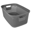 30L Plastic Rattan Effect Laundry Basket [431736]