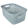 30L Plastic Rattan Effect Laundry Basket [431736]