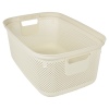 30L Plastic Rattan Effect Laundry Basket [431736]