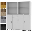 STAKK 4 Door 4 Shelf 1 Drawer Storage Cabinet Unit