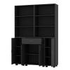 STAKK 4 Door 6 Shelf 1 Drawer Storage Cabinet Unit