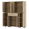 STAKK 8 Door 1 Drawer Storage Cabinet Unit
