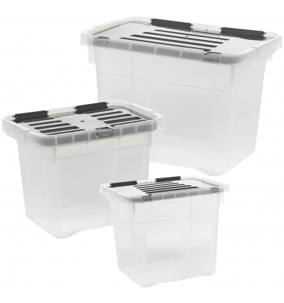 NESSY Plastic Storage Box With Lid
