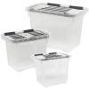 NESSY Plastic Storage Box With Lid