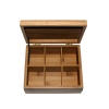 Tea box bamboo 6 sections (946733)