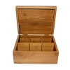 Tea box bamboo 6 sections (946733)