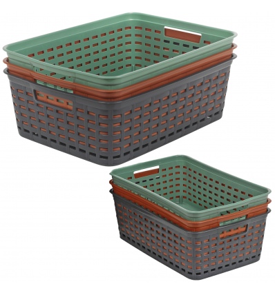 TONY Plastic Storage Basket