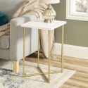 16" Modern Square Side Table