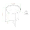 45cm Rhonda Side Table