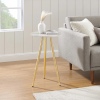 16" 3 Scandi Style Legs Glam Side Table
