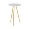 16" 3 Scandi Style Legs Glam Side Table