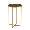 16" Modern Round Side Table