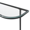 44" Curved Entry Console Table