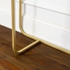 44" Curved Entry Console Table