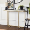 44" Curved Entry Console Table