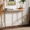 44" Curved Entry Console Table