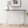 44" Curved Entry Console Table