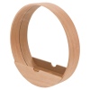 Round MDF Wood Oak Bathroom Mirror [189897]