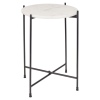 Round Marble Top Side Table