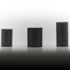 Black Storage Tins with Bamboo Lids