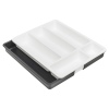 Extendable 7 Section Plastic Cutlery Tray