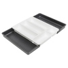 Extendable 7 Section Plastic Cutlery Tray