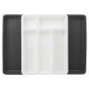 Extendable 7 Section Plastic Cutlery Tray