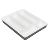 Extendable 7 Section Plastic Cutlery Tray