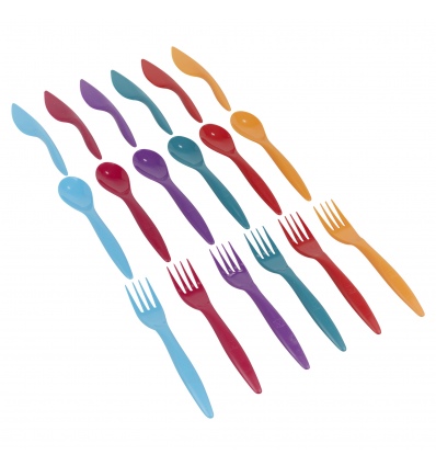 MD 3 Pc Plastic Cutlery Set