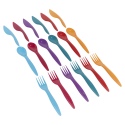 MD 3 Pc Plastic Cutlery Set