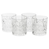 4 x 230ml Cut Glass Whiskey Glasses [103735]